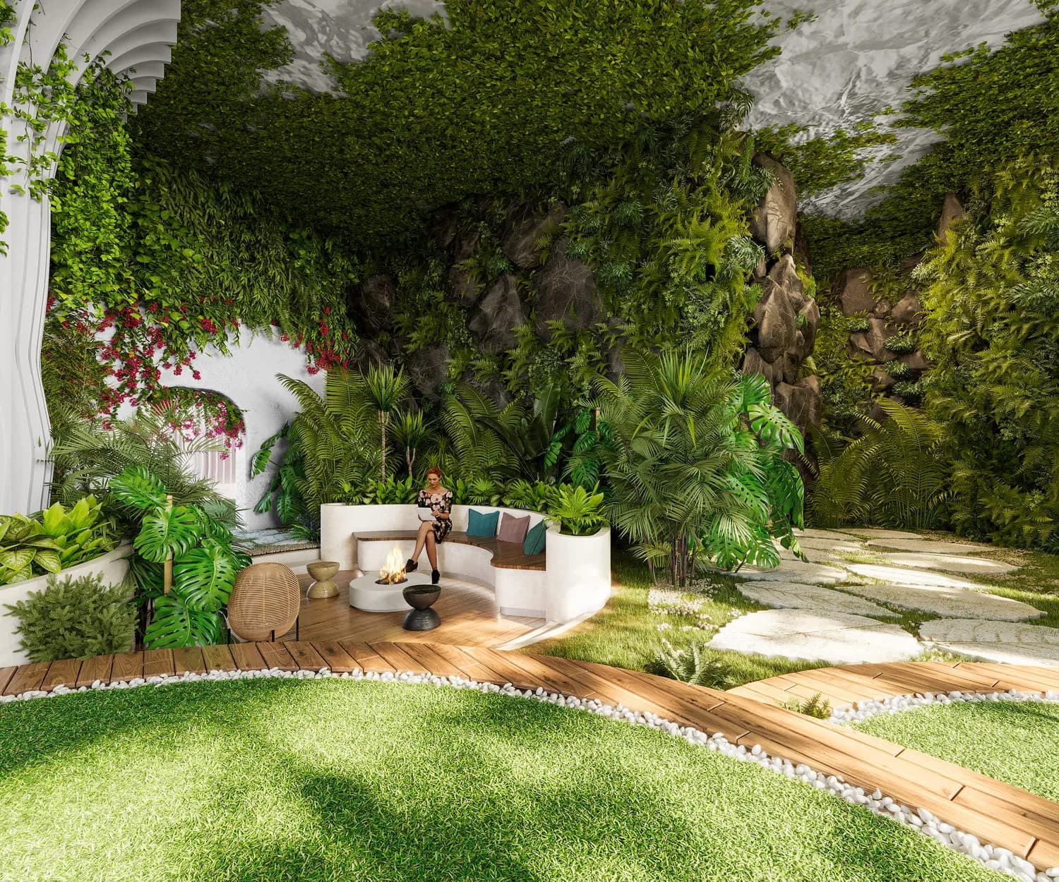 Vincitore Wellness Estate amenity BBQ Area - Majan, Dubai - by Vincitore