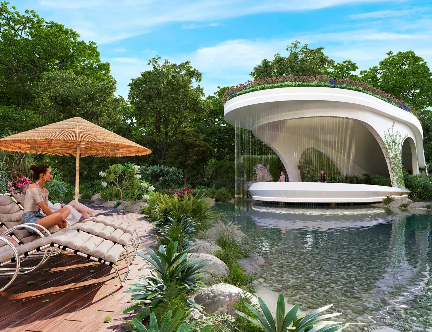 Vincitore Wellness Estate amenity Cabanas - Majan, Dubai - by Vincitore