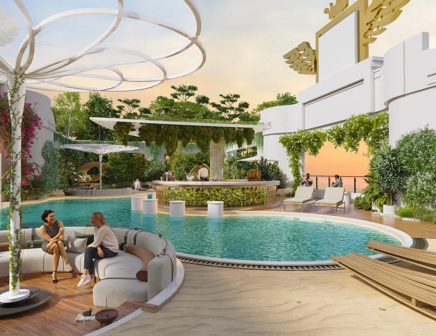 Vincitore Wellness Estate amenity Clubhouse - Majan, Dubai - by Vincitore