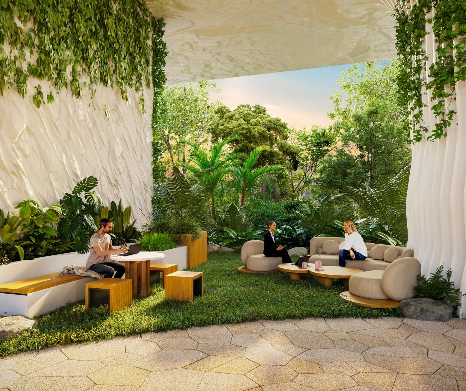 Vincitore Wellness Estate amenity Co-working Space - Majan, Dubai - by Vincitore