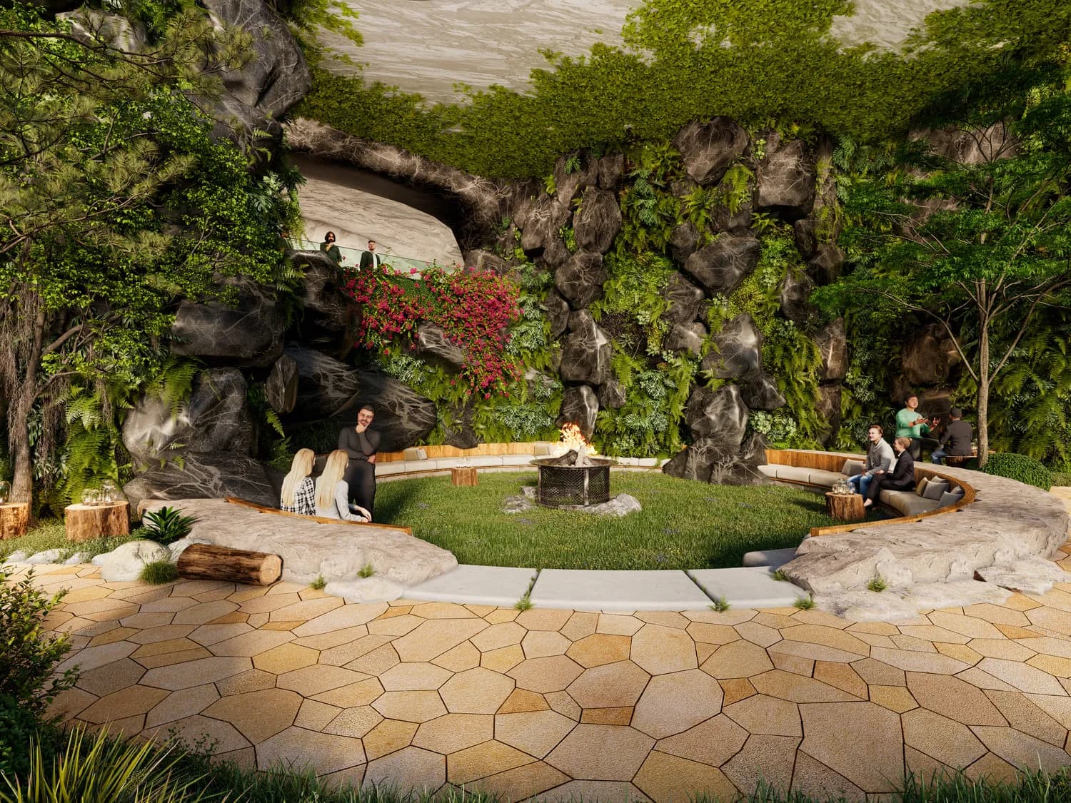 Vincitore Wellness Estate amenity Fire Pit - Majan, Dubai - by Vincitore