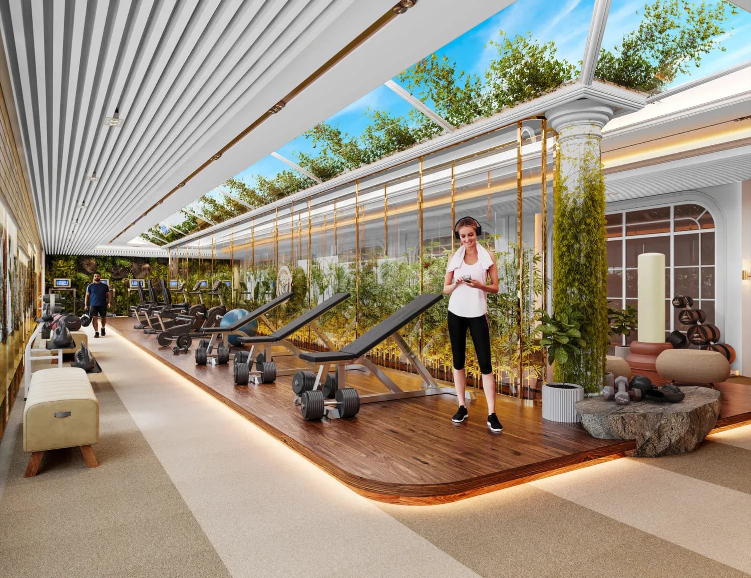 Vincitore Wellness Estate amenity Gym - Majan, Dubai - by Vincitore