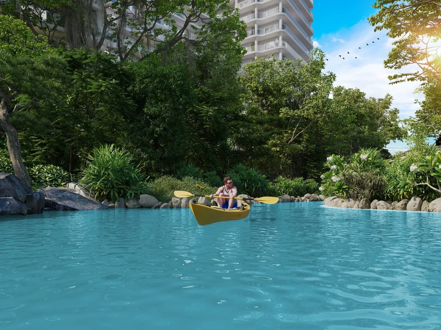 Vincitore Wellness Estate amenity Kayaking - Majan, Dubai - by Vincitore