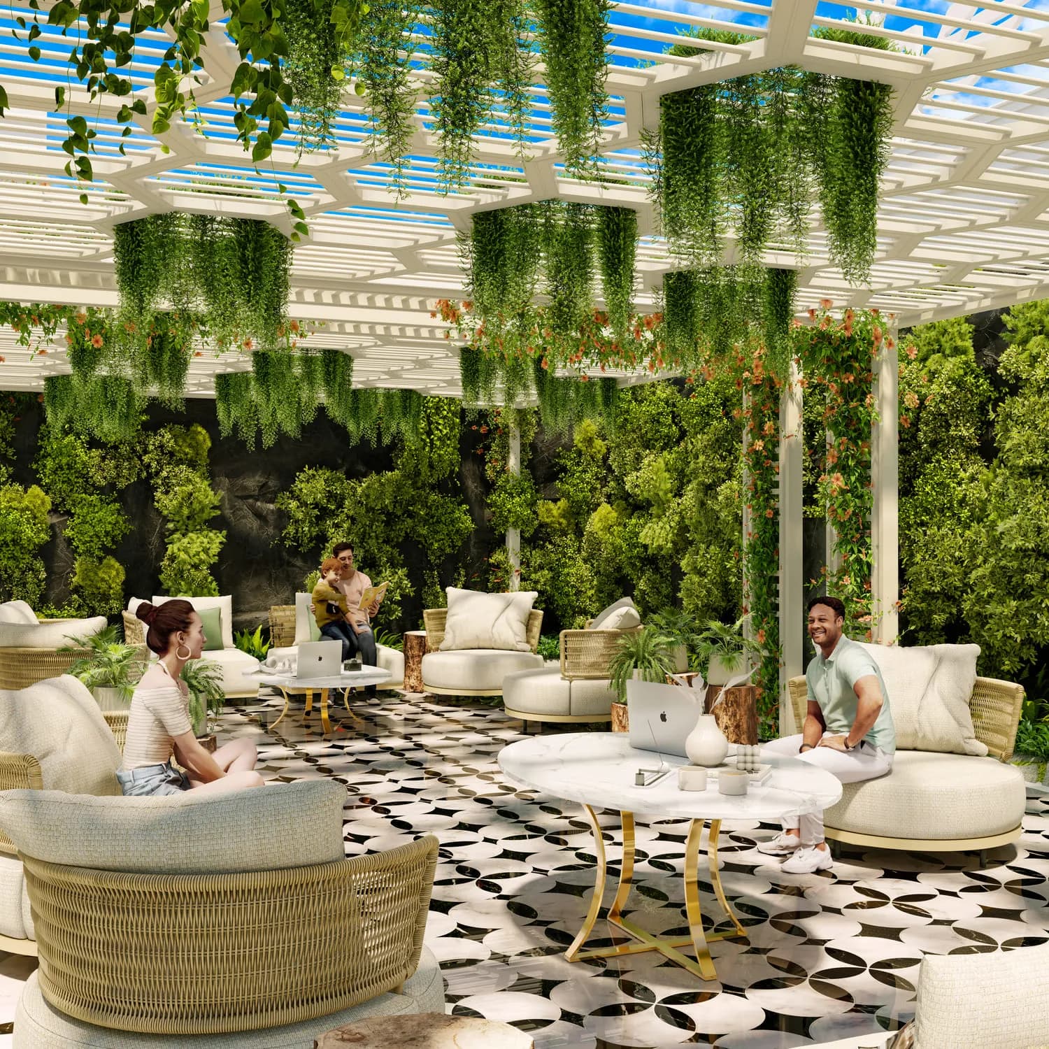 Vincitore Wellness Estate amenity Social Lounge - Majan, Dubai - by Vincitore