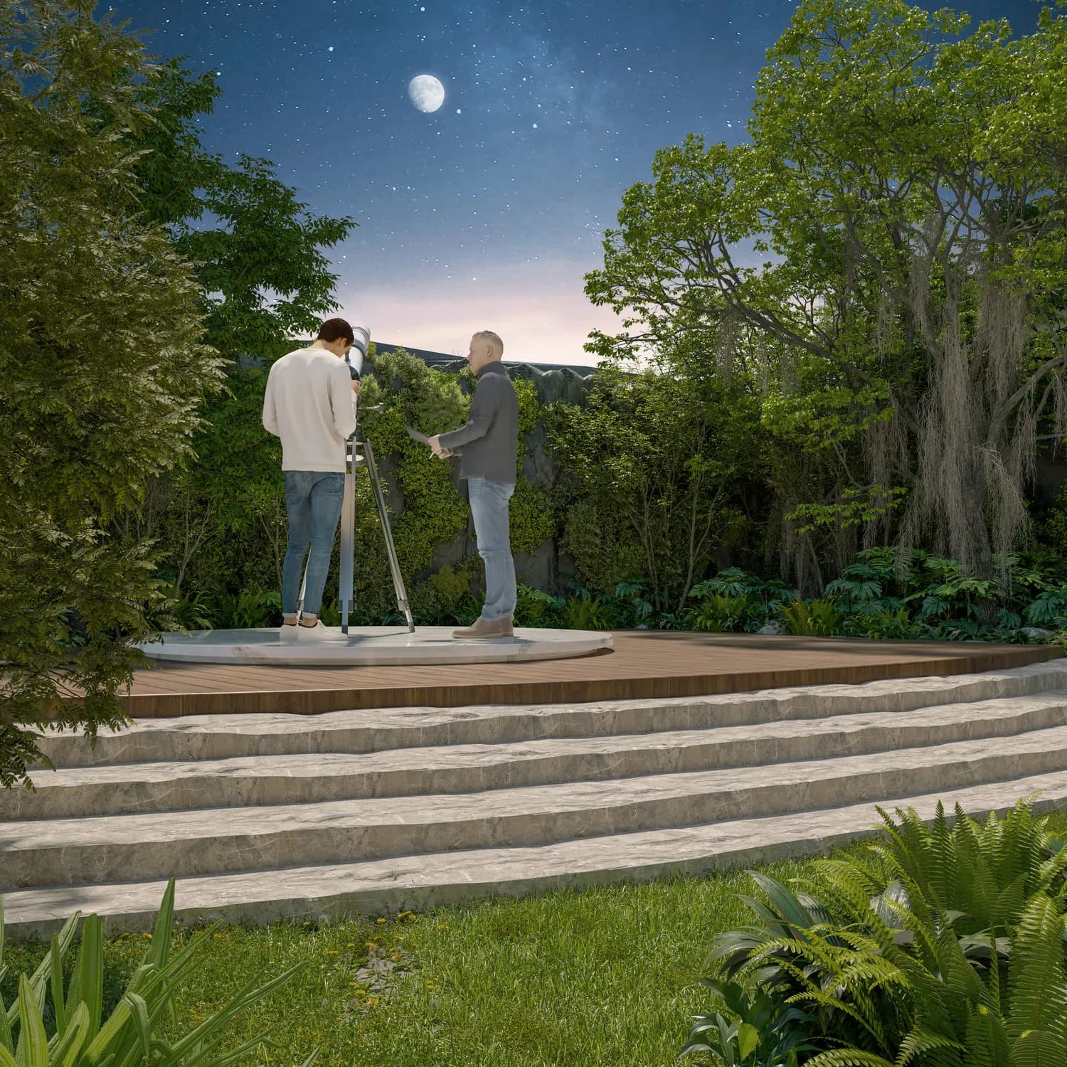 Vincitore Wellness Estate amenity Star Gazing Deck - Majan, Dubai - by Vincitore