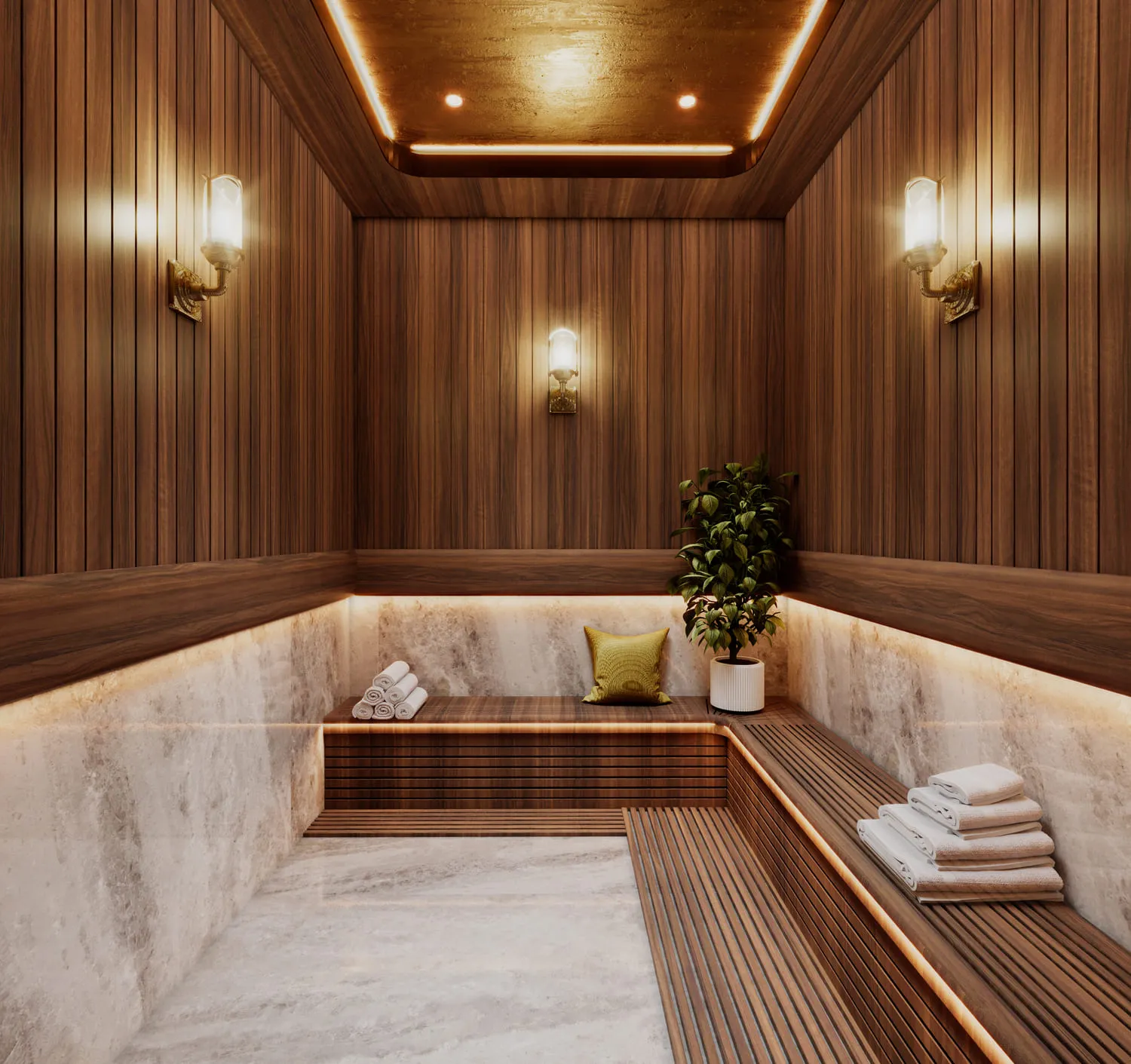 Vincitore Wellness Estate amenity Steam Room - Majan, Dubai - by Vincitore