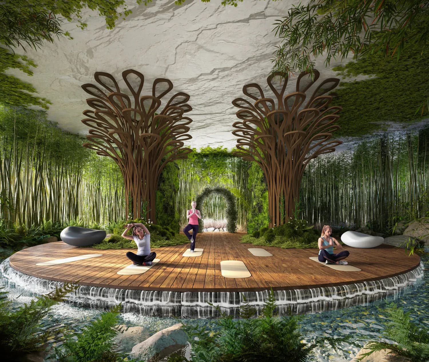 Vincitore Wellness Estate amenity Yoga Deck - Majan, Dubai - by Vincitore