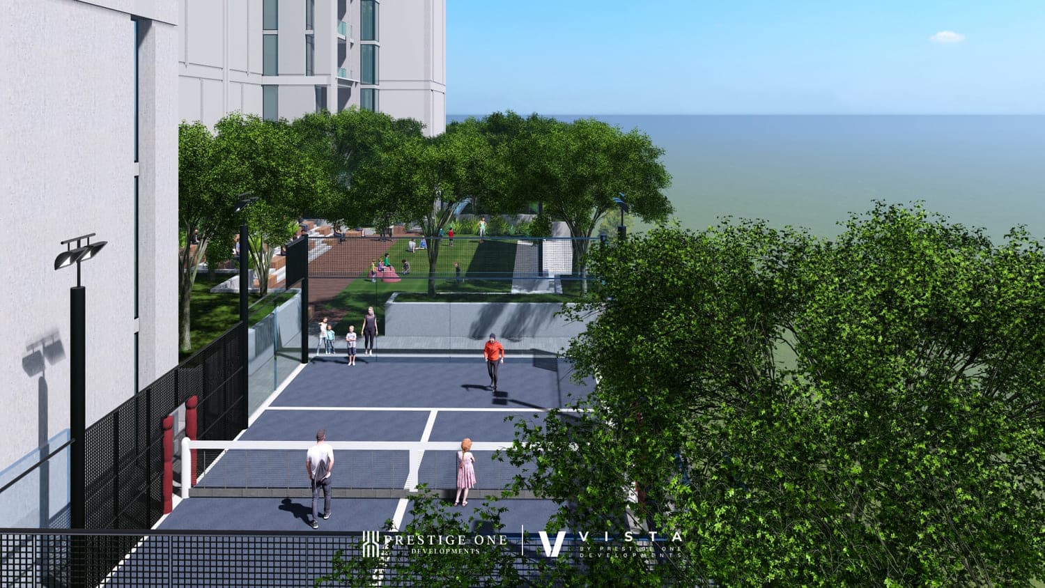 Vista by Prestige One amenity Multi-Sport & Basketball Court - Dubai Sports City, Dubai - by Prestige One Developments