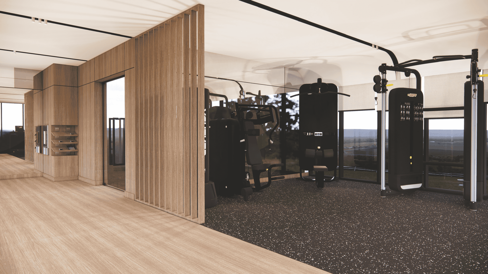 Vista by Prestige One amenity Rooftop Gym - Dubai Sports City, Dubai - by Prestige One Developments