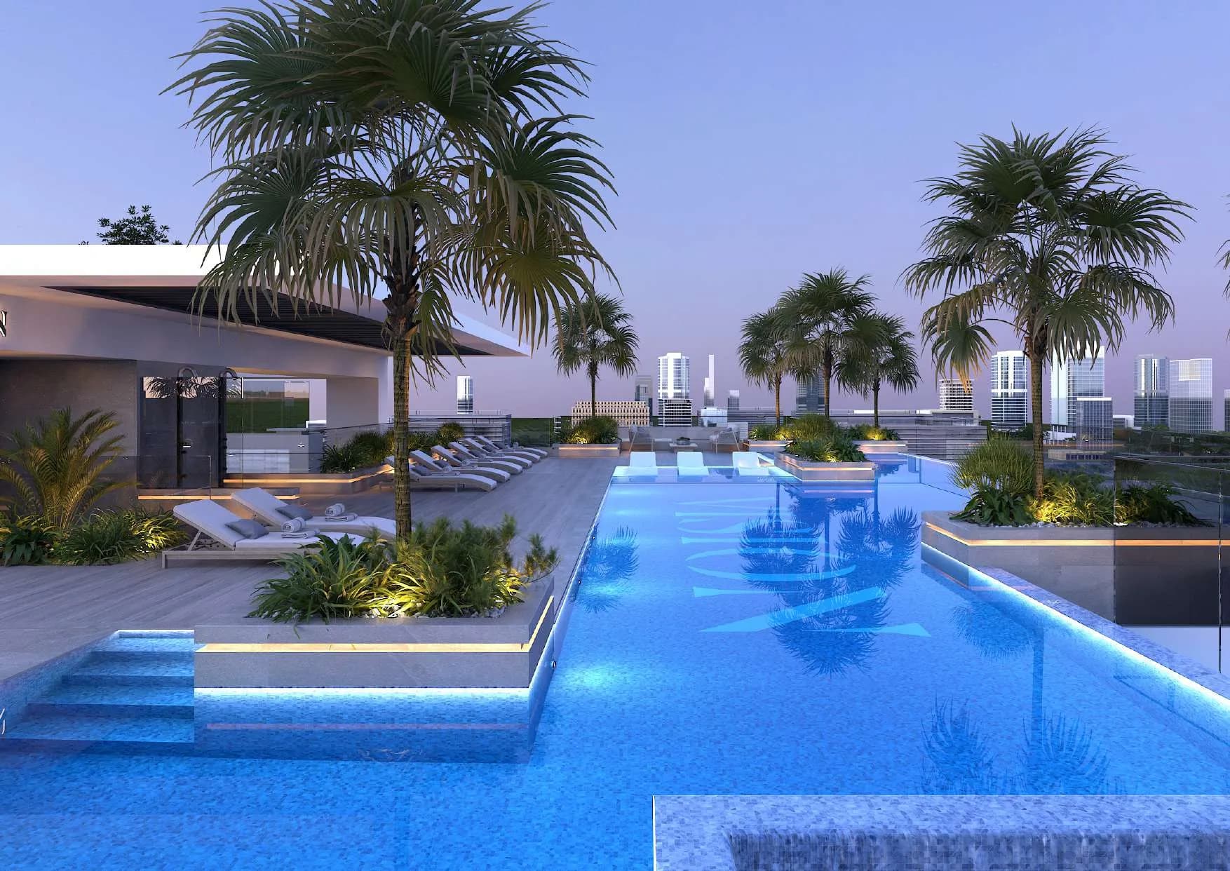 Vista by Vision amenity Infinity Pool - Dubai Production City, Dubai - by Vision Developments