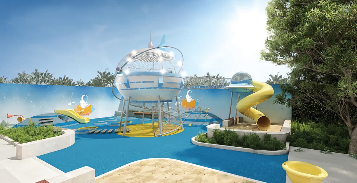 Vista Del Mar amenity Children'S Playground - Yas Island, Dubai - by Esnad Management