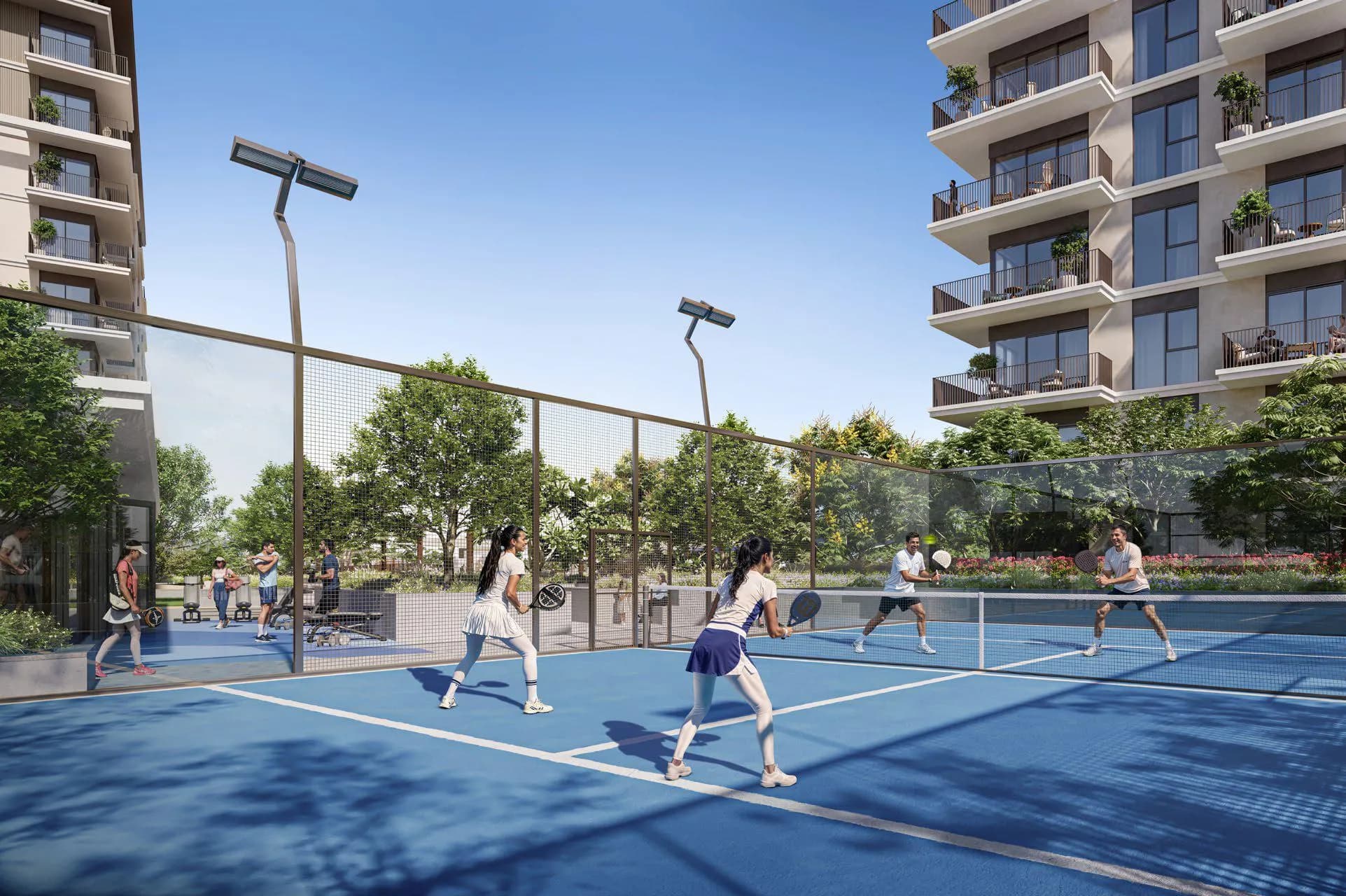 Vista Ridge amenity Padel Court - Emaar South, Dubai - by Emaar