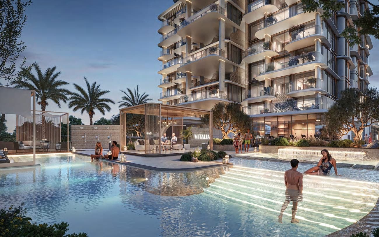 Vitalia Palm Jumeirah Residences amenity Swimming Pool - Palm Jumeirah, Dubai - by Pinnacle Developers