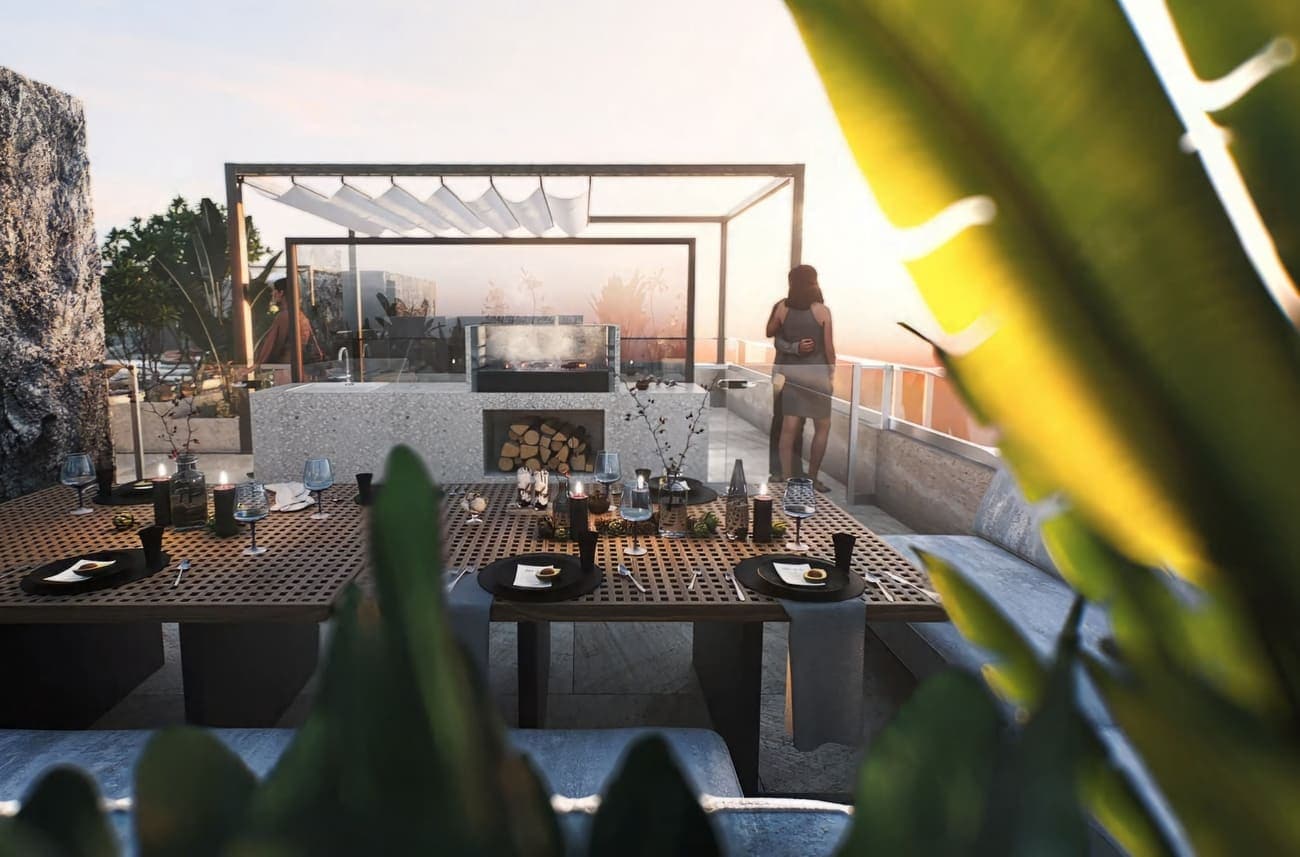 Vitality Residence amenity Bbq Area - JVC (Jumeirah Village Circle), Dubai - by Segrex Development
