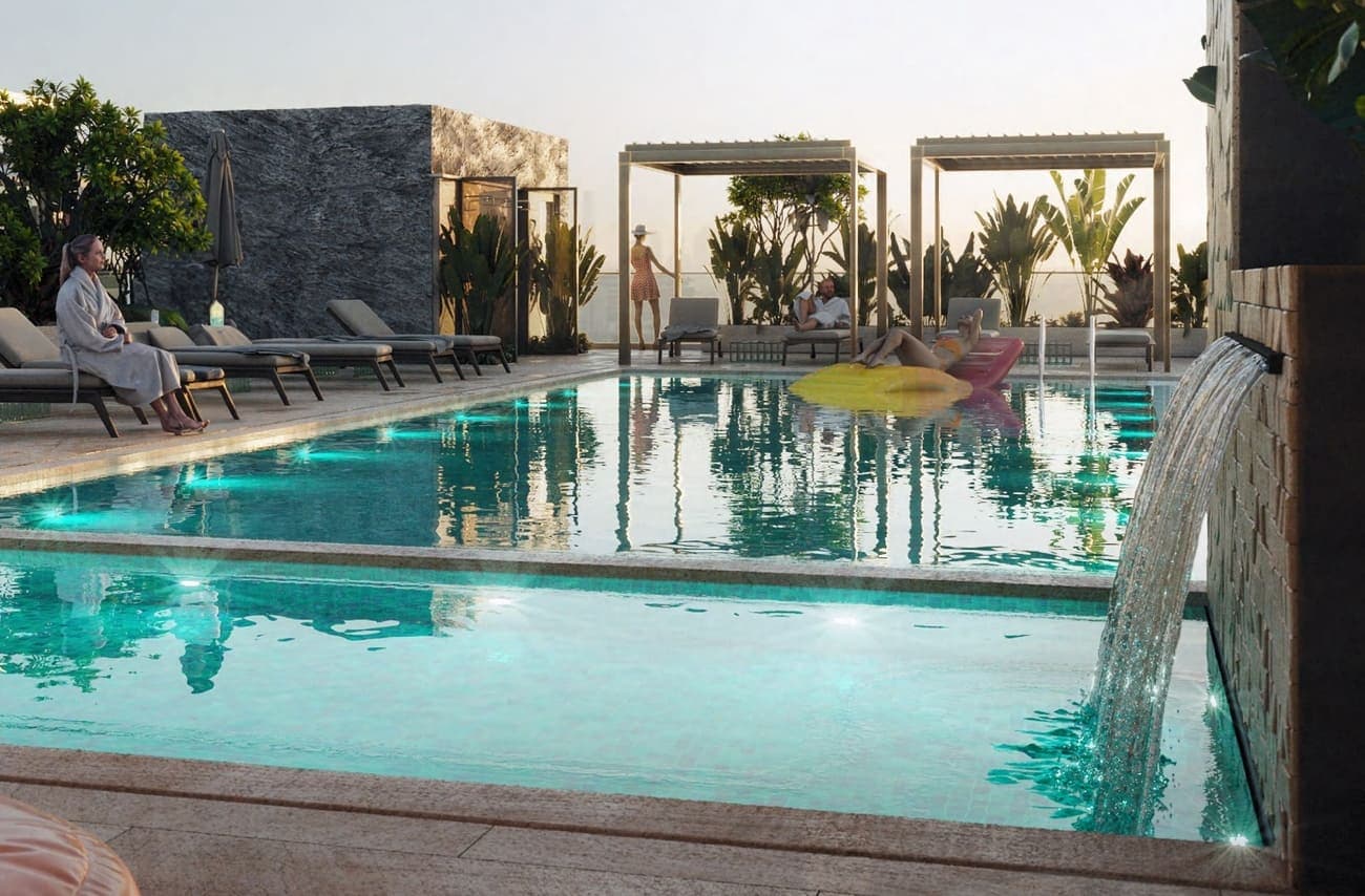 Vitality Residence amenity Pool & Kids Pool - JVC (Jumeirah Village Circle), Dubai - by Segrex Development