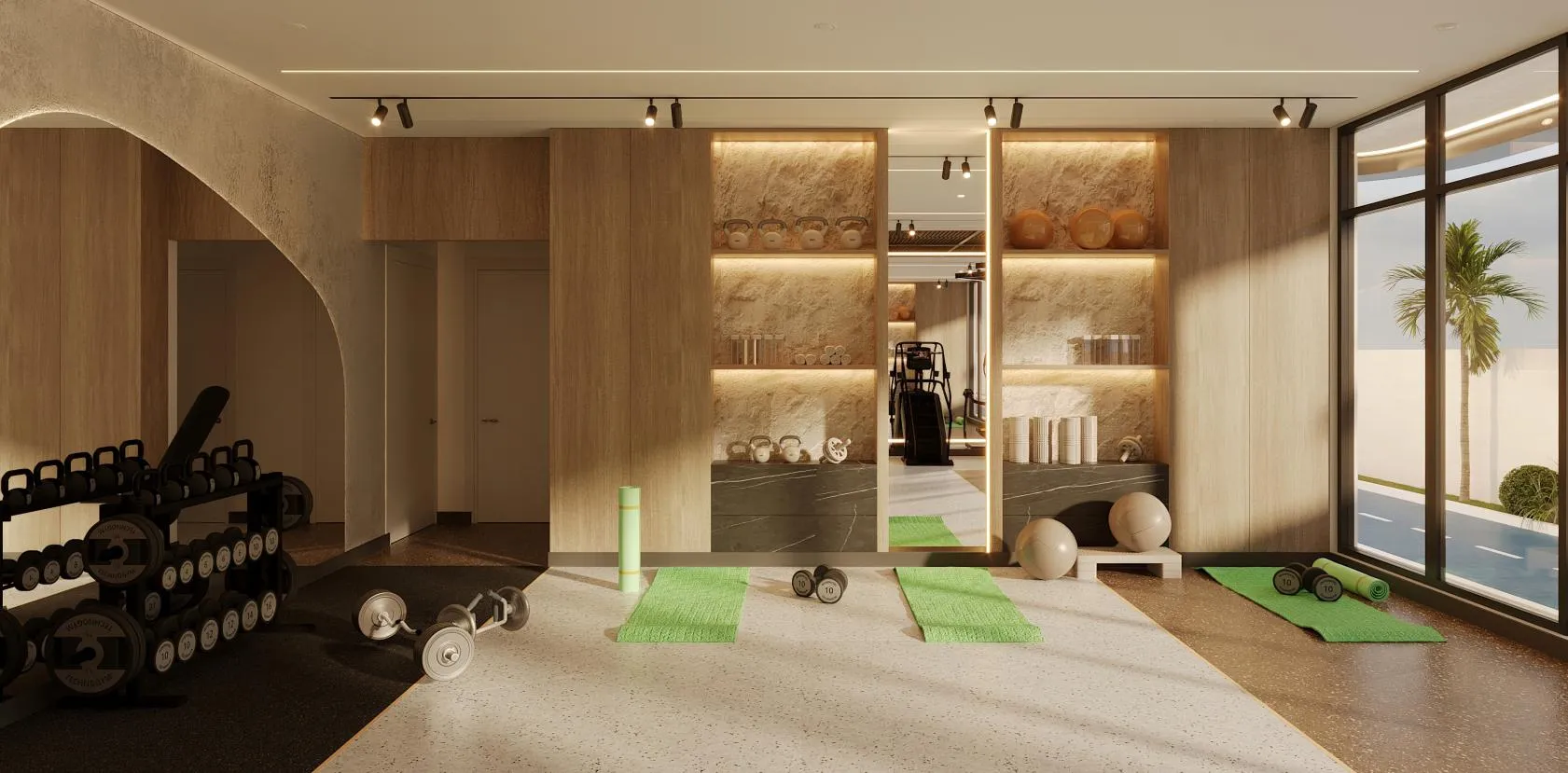 Vivida Residences amenity Fully Equipped Gymnasium - Dubai South, Dubai - by NAMO Development