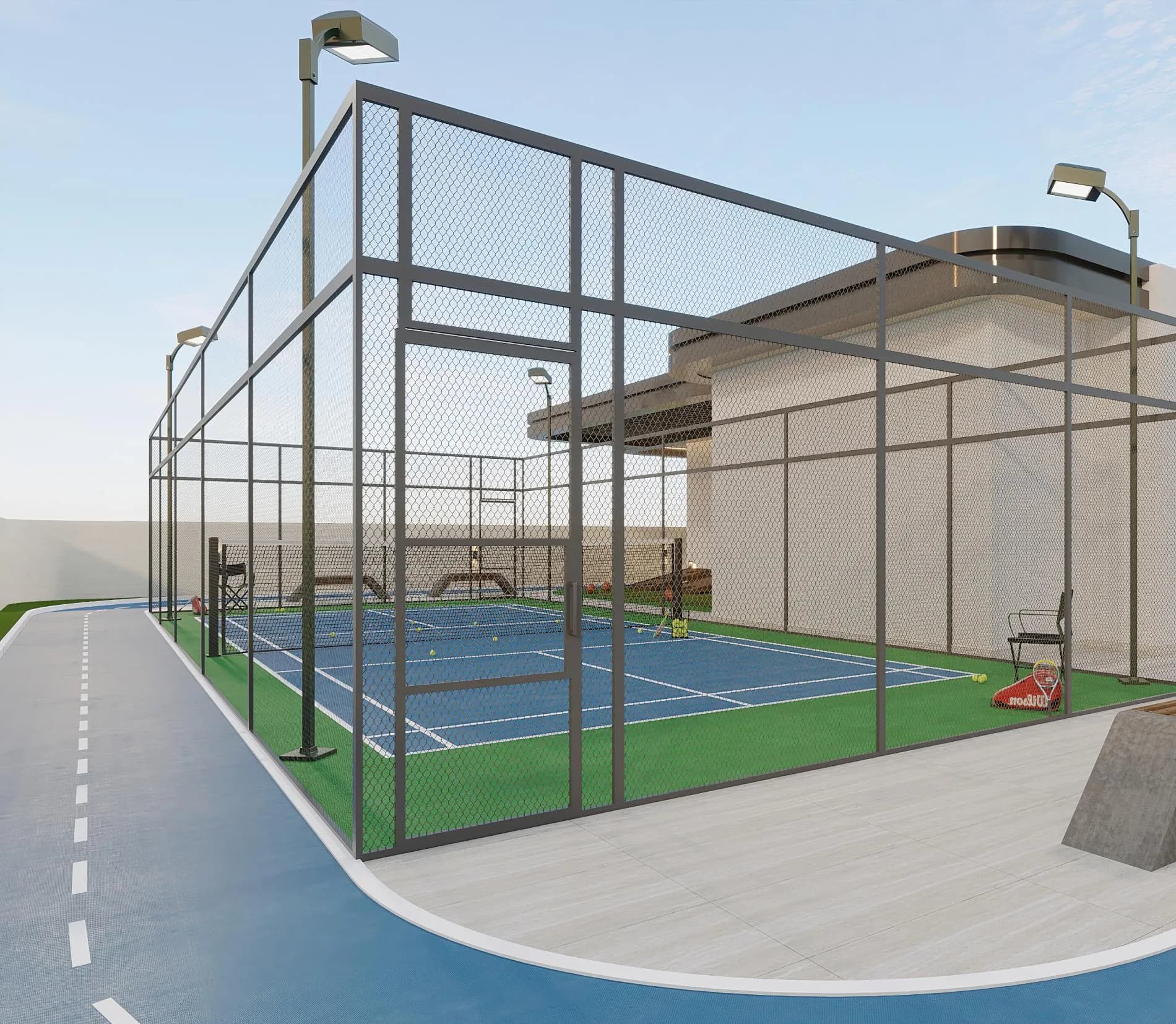 Vivida Residences amenity Multipurpose Court - Dubai South, Dubai - by NAMO Development
