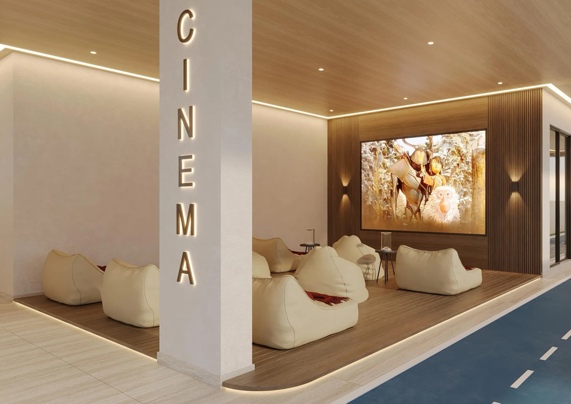 Vivida Residences amenity Outdoor Cinema in Dubai South, Dubai, by NAMO Development