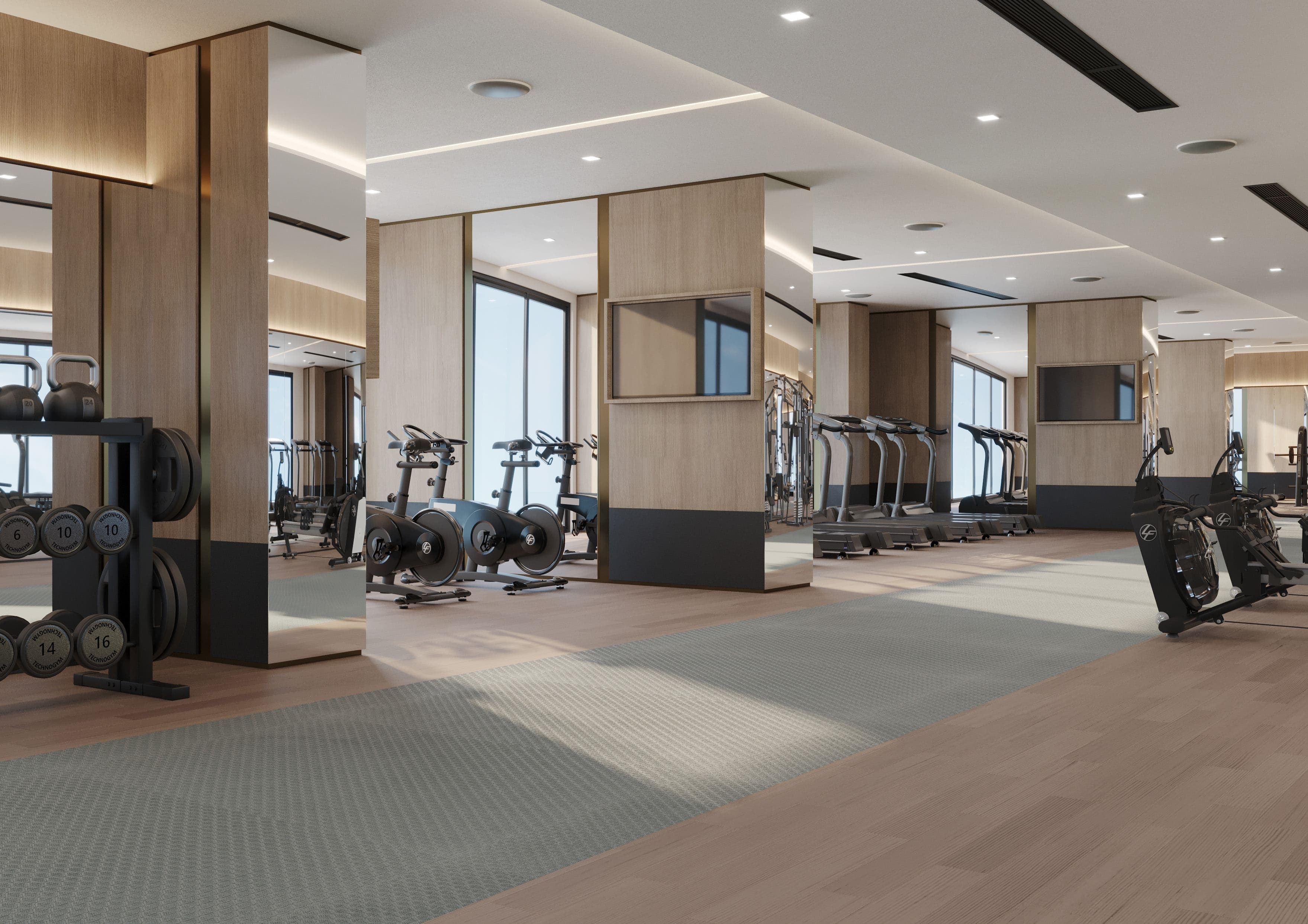 Volga Tower amenity Gym - JVT (Jumeirah Village Triangle), Dubai - by Tiger Group