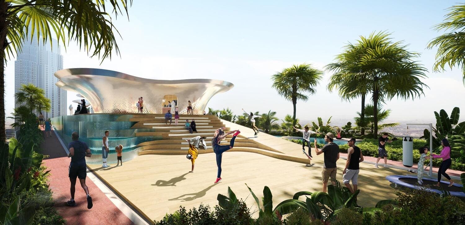 Volta amenity Jogging Track - Business Bay, Dubai - by DAMAC