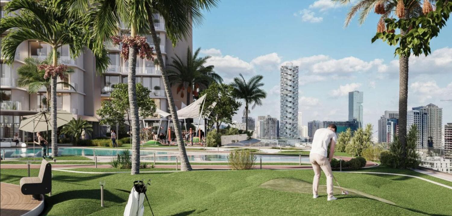 Voxa Pantheon amenity Mini Golf - JVT (Jumeirah Village Triangle), Dubai - by Pantheon