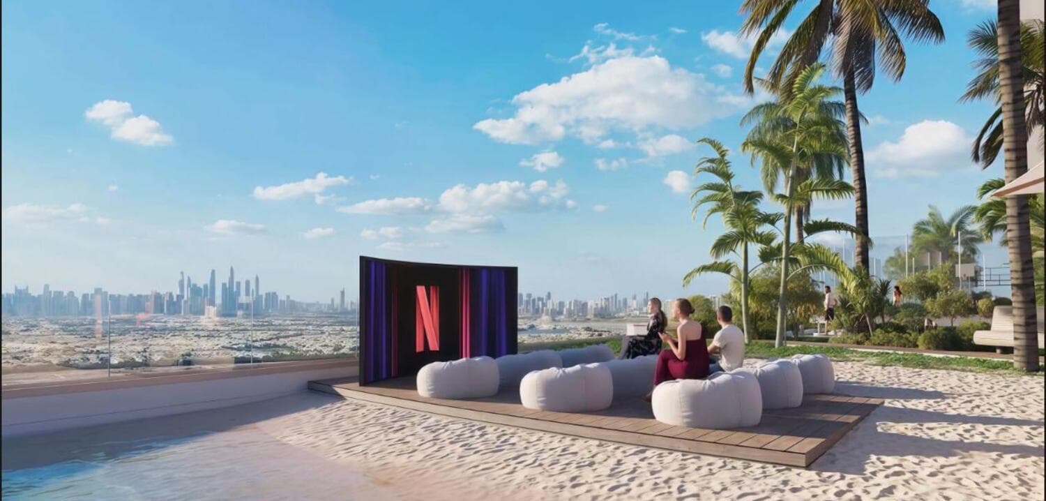 Voxa Pantheon amenity Outdoor Cinema - JVT (Jumeirah Village Triangle), Dubai - by Pantheon