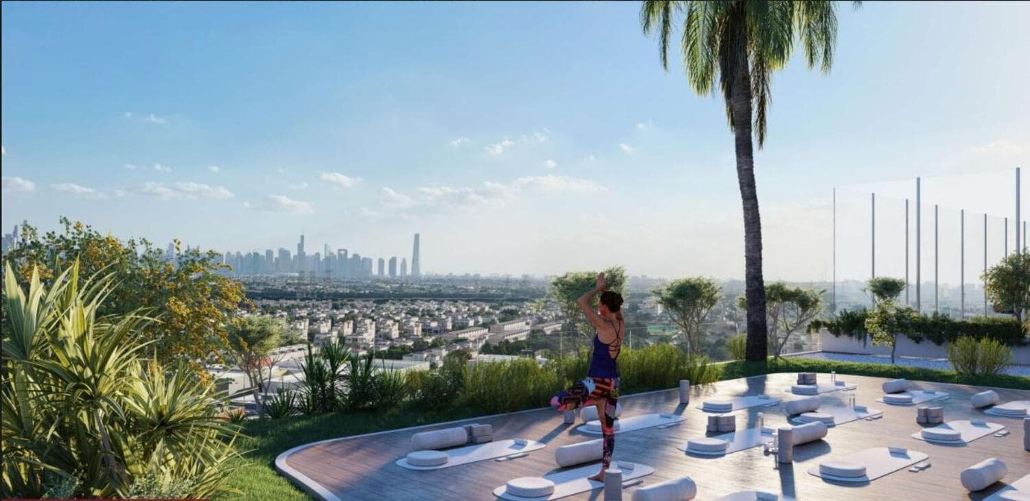 Voxa Pantheon amenity Yoga Deck - JVT (Jumeirah Village Triangle), Dubai - by Pantheon