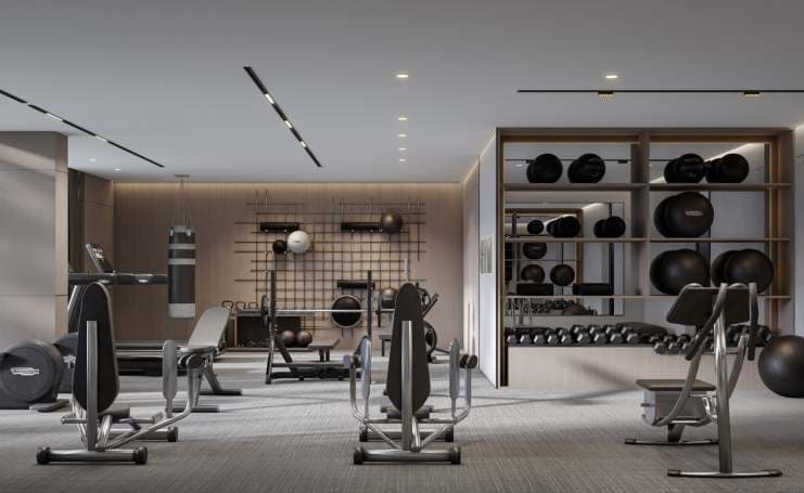 Vue by Crystal Bay amenity Gym - JVC (Jumeirah Village Circle), Dubai - by Crystal Bay Development