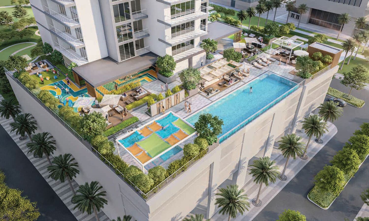 Vyb at Business Bay amenity Infinity Edge Pool - Business Bay, Dubai - by Ginco Properties