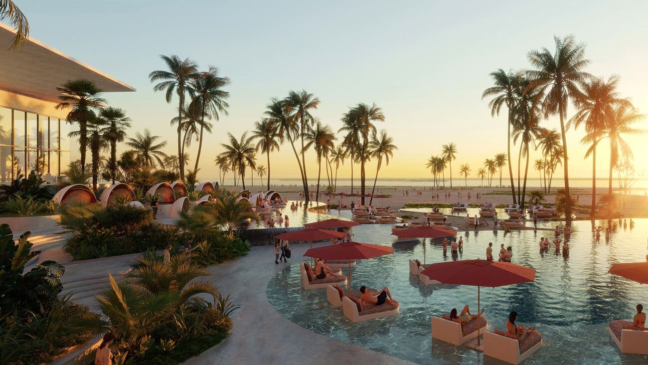 W Hotels and Residences Al Marjan amenity Family Pool in Al Marjan Island, Ras Al Khaimah, by Dalands Holding FZ LLC