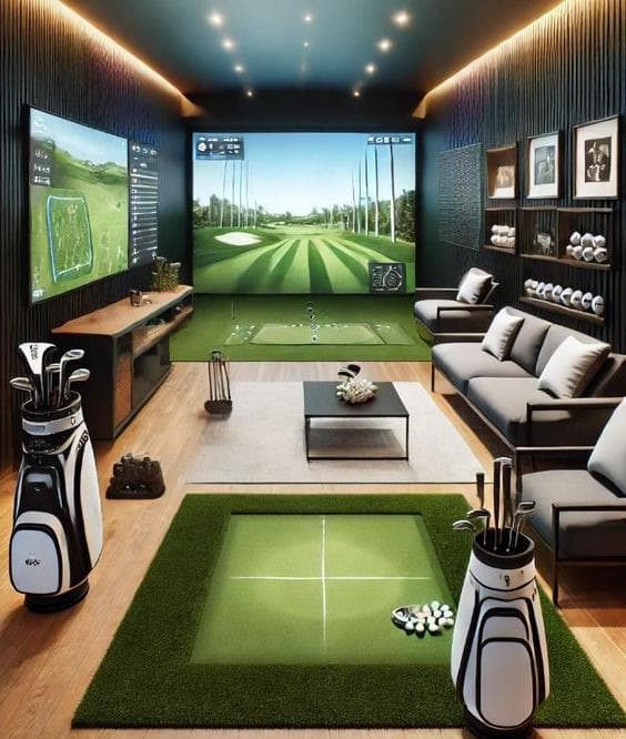 W Residences by Taraf amenity Golf Simulator - Al Maryah Island, Dubai - by Taraf Holding