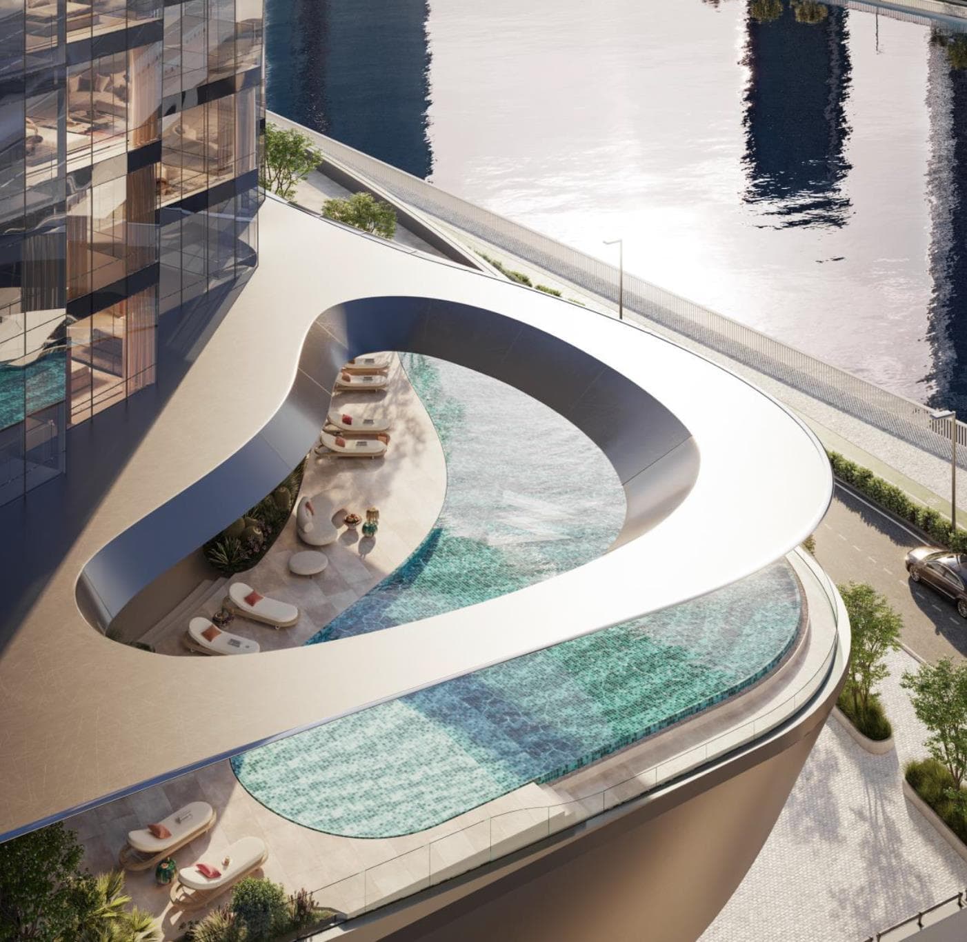 W Residences by Taraf amenity Wet Pool Deck - Al Maryah Island, Dubai - by Taraf Holding