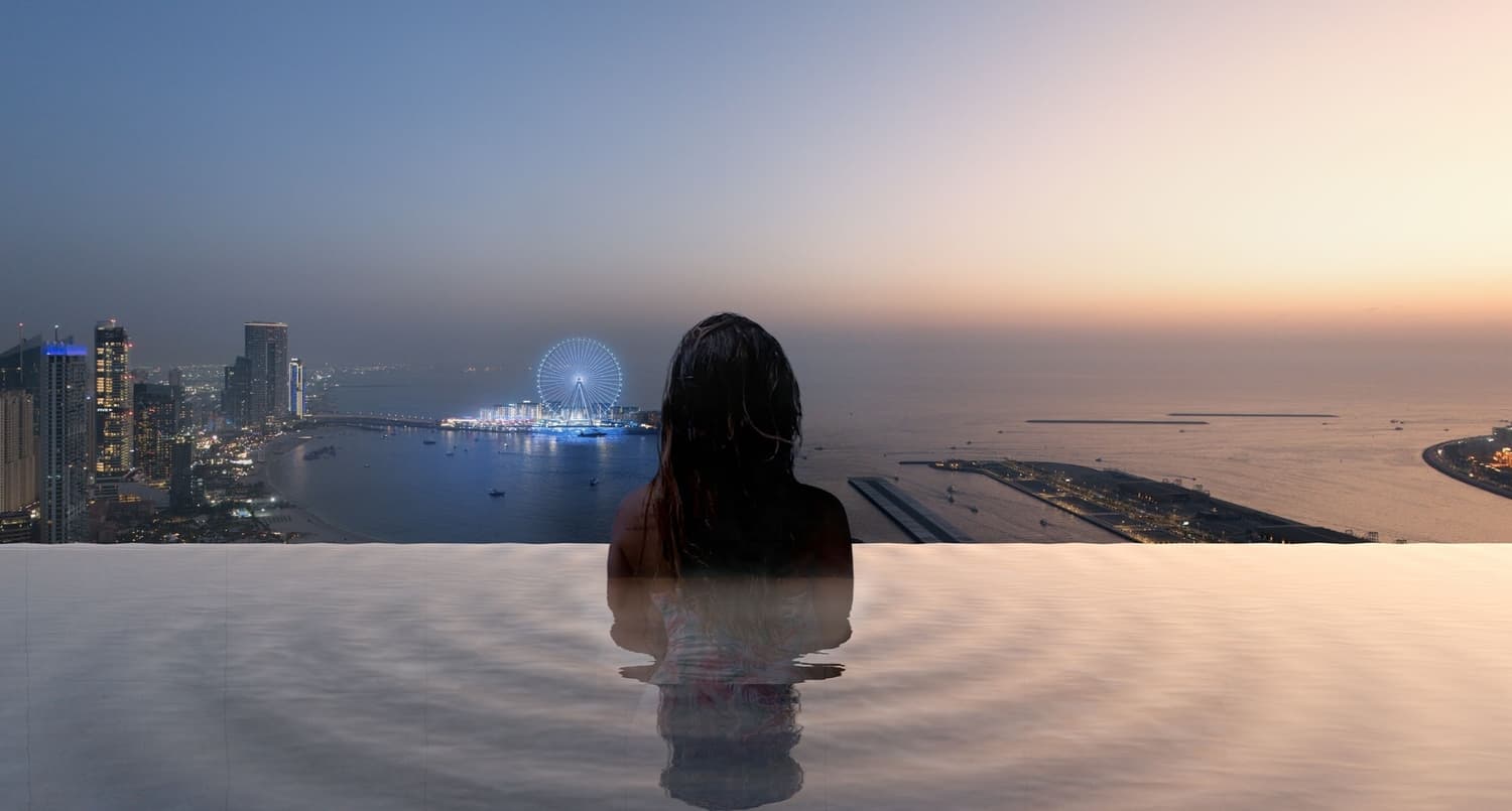 W The Residences by Arada amenity Swimming Infinity Pool - Dubai Harbour, Dubai - by Arada