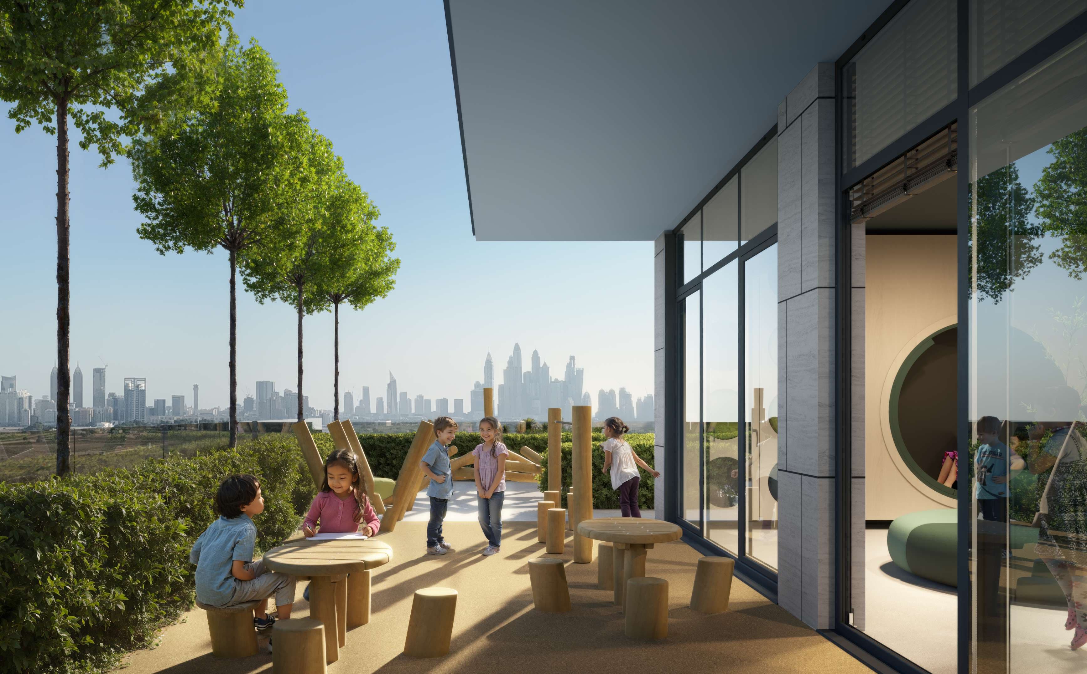 W1NNER Tower amenity Outdoor Kids Playground - JVT (Jumeirah Village Triangle), Dubai - by Object 1
