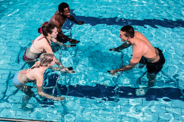 W1NNER Tower amenity Pool Bikes - JVT (Jumeirah Village Triangle), Dubai - by Object 1