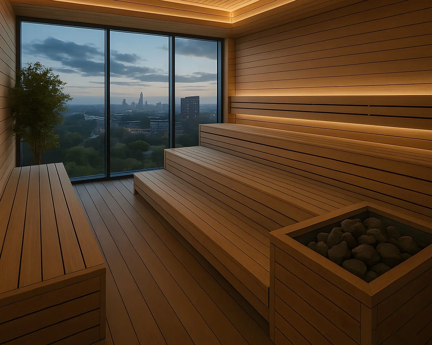 Wadi Hills amenity Sauna - Dubai Residence Complex, Dubai - by HRE Development