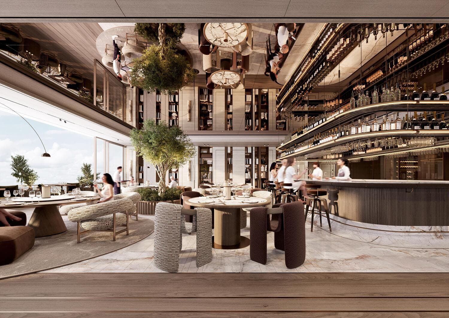 Waldorf Astoria Residences amenity Private Resident Lounge - Al Jazeera Al Hamra, Dubai - by Al Hamra