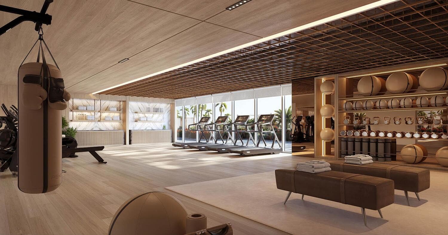 Waldorf Astoria Residences Yas amenity Gym - Yas Island, Dubai - by ALDAR
