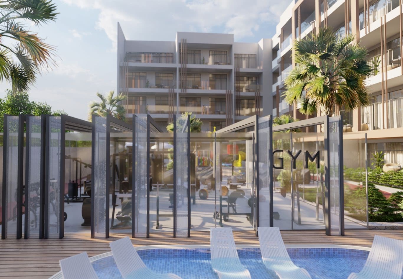 Waref Residences amenity Fully Equipped Gym - JVC (Jumeirah Village Circle), Dubai - by SIDO Development