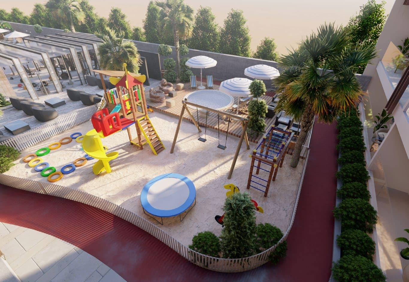 Waref Residences amenity Kids’ Play Area - JVC (Jumeirah Village Circle), Dubai - by SIDO Development