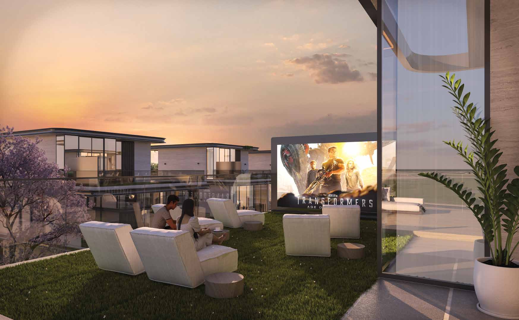 Wellington Grand Villas amenity Outdoor Cinema - Wadi Al Safa 3, Dubai - by Wellington Developments