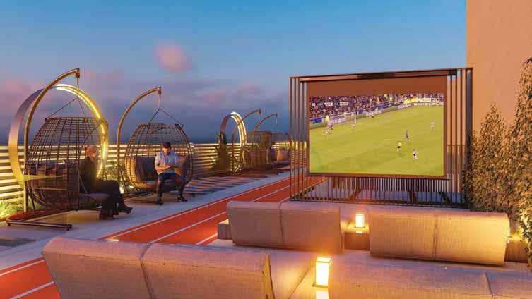 Wellington Ocean amenity Cinema - Dubai Islands, Dubai - by Wellington Developments