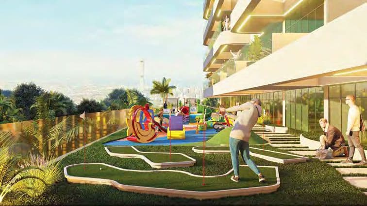 Wellington Ocean amenity Mini Golf - Dubai Islands, Dubai - by Wellington Developments