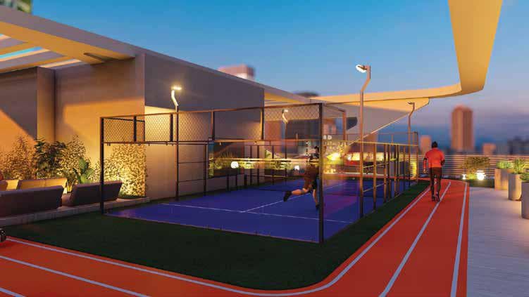 Wellington Ocean amenity Padel Tennis Court - Dubai Islands, Dubai - by Wellington Developments