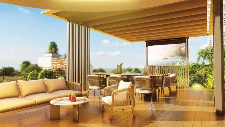 Wellington Ocean amenity Sitting Lounge - Dubai Islands, Dubai - by Wellington Developments