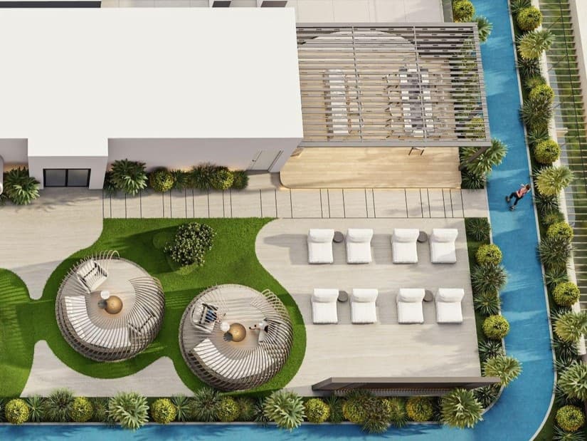 Wellington Ocean Walk amenity Seating Area - Dubai Islands, Dubai - by Wellington Developments