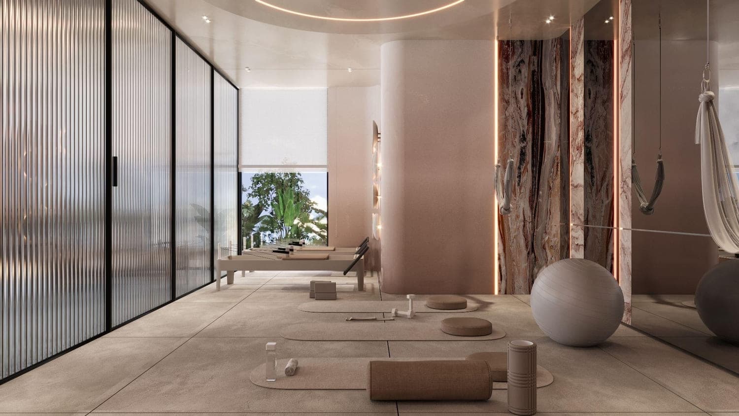 Wellington Ocean Walk amenity Yoga Area - Dubai Islands, Dubai - by Wellington Developments