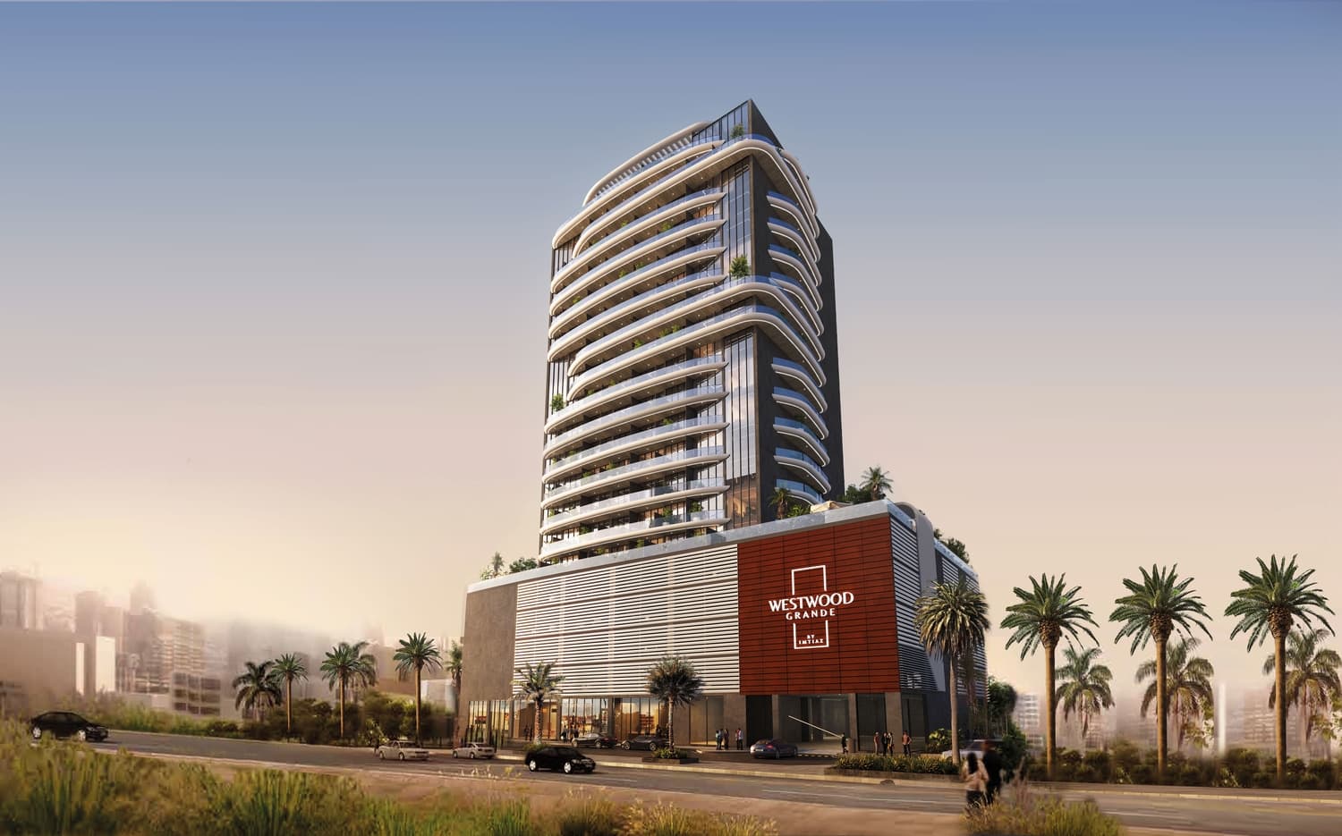 Westwood Grande Residences exterior view - JVC (Jumeirah Village Circle), Dubai - by Imtiaz Development