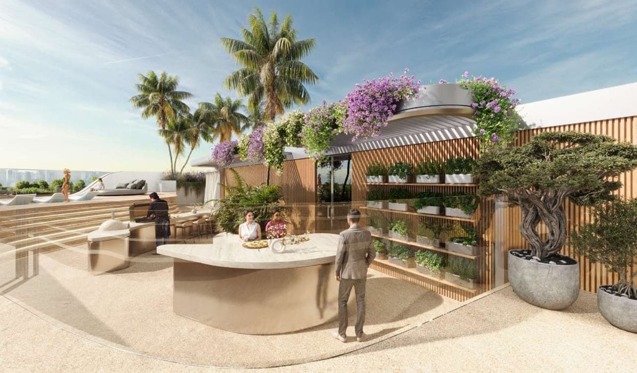 Weybridge Gardens 5 amenity Bbq Area & Pizzeria - Dubailand Residence Complex, Dubai - by Leos