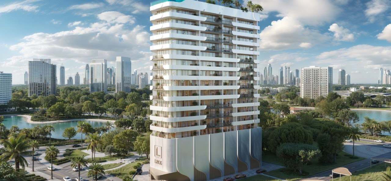 Weybridge Gardens 5 exterior view - Dubailand Residence Complex, Dubai - by Leos
